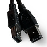 Cable FireWire 400 6pin/6pin M-M IEEE1394a 1M 1.5M 3M or 4.5M